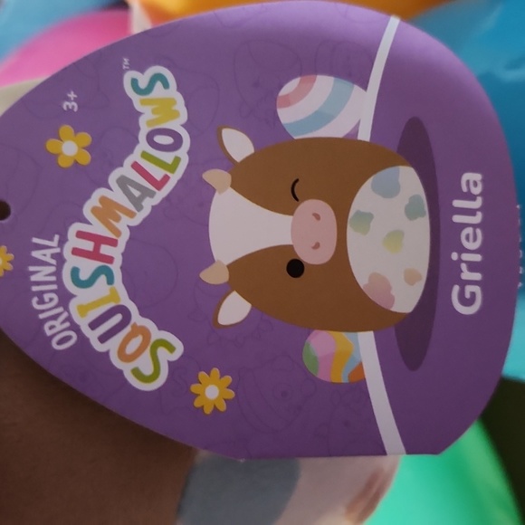 NWT 4” Griella the Cow Squishmallow — Easter Limited Edition - Picture 4 of 6
